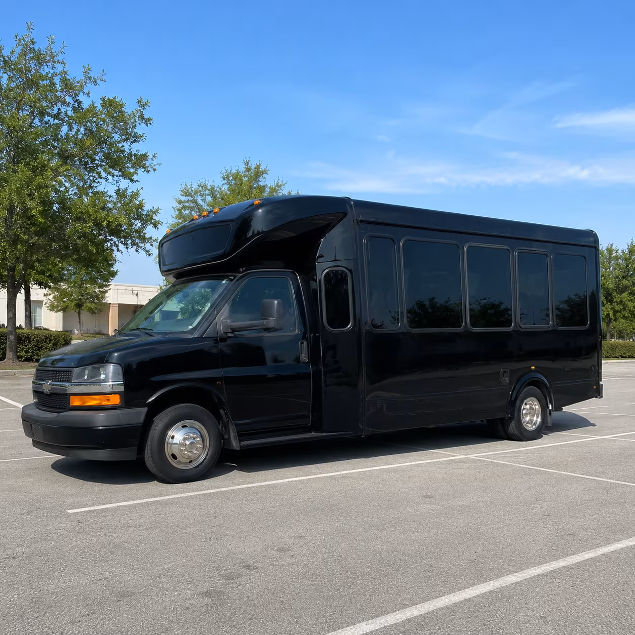 Passenger seating aboard a party bus rental serving Miami