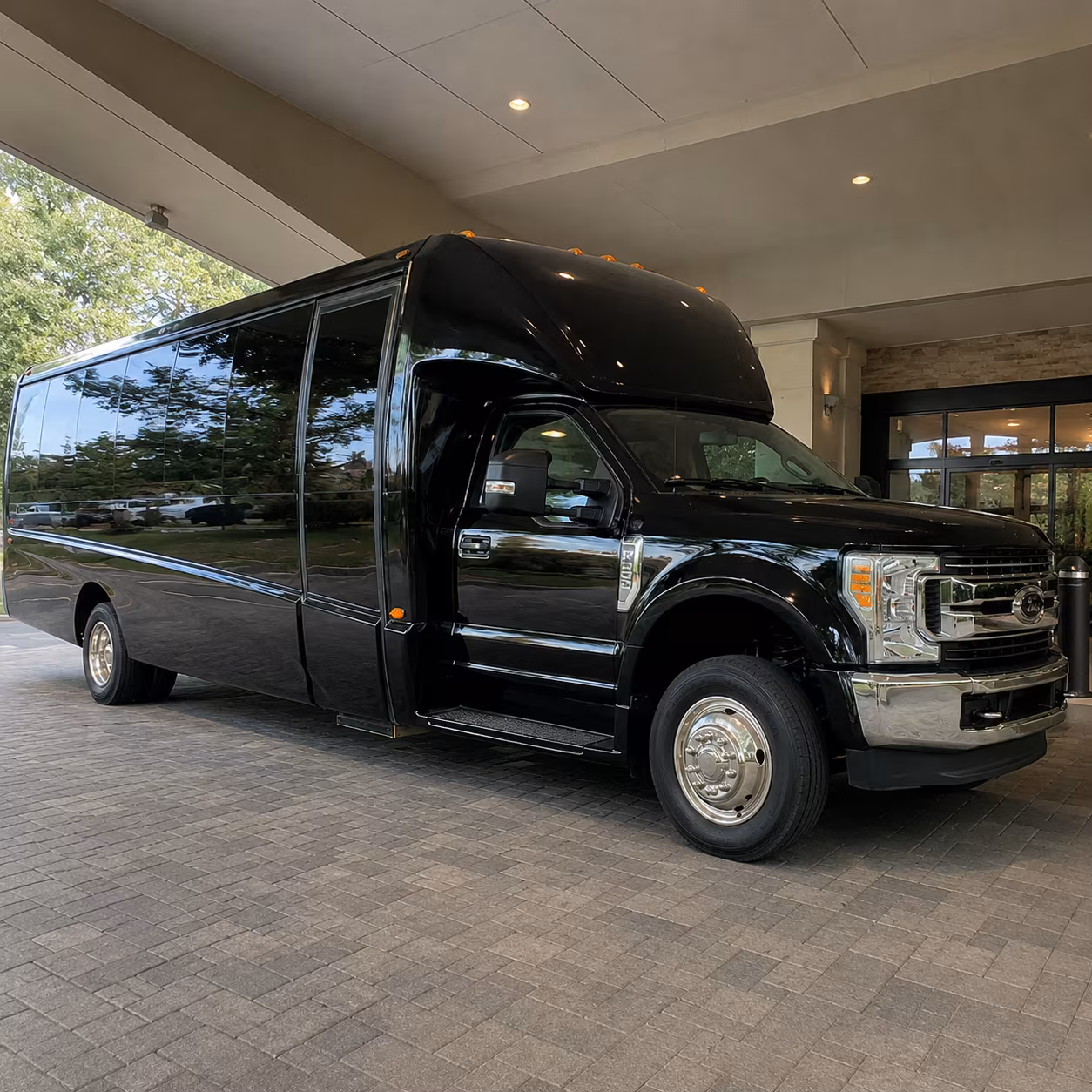Miami Airport Shuttle & Transportation party bus exterior