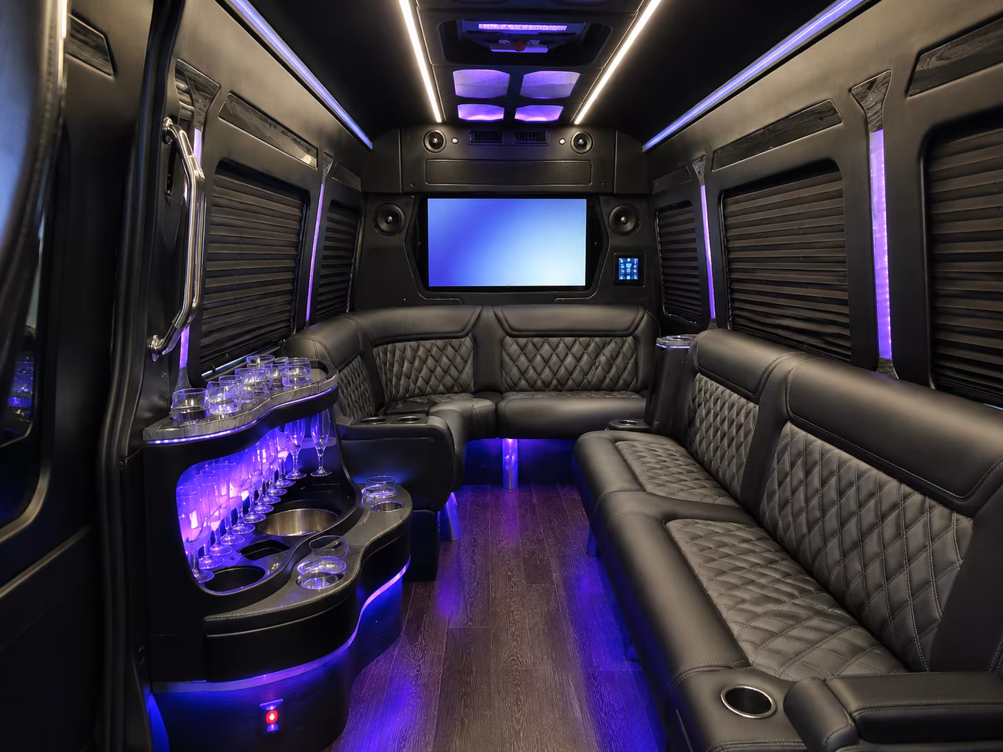 Miami Airport Shuttle & Transportation party bus exterior