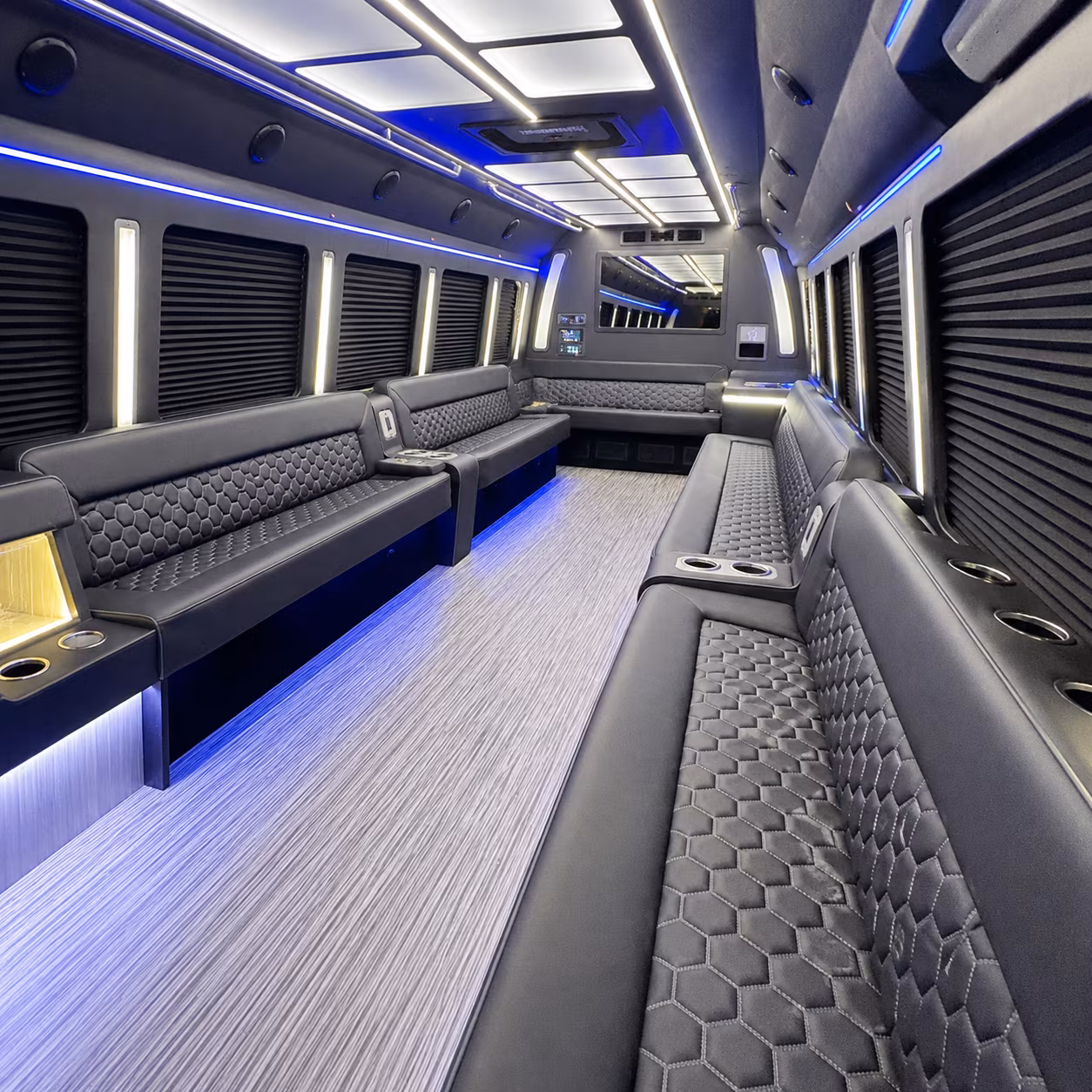 Miami Bachelor & Bachelorette Transportation party bus exterior