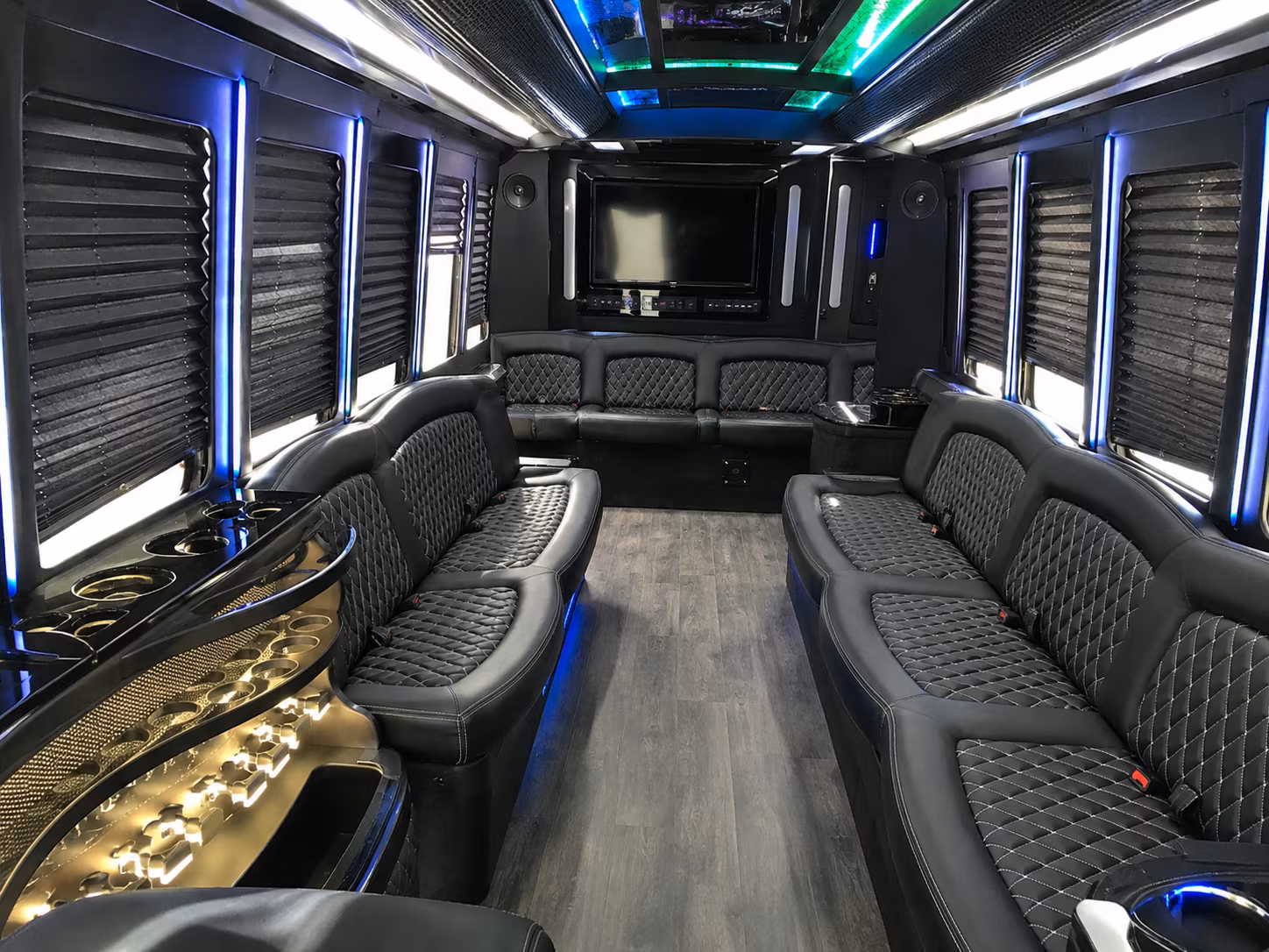 Miami Bachelor & Bachelorette Transportation party bus exterior