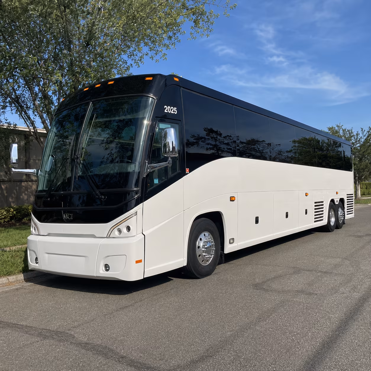 Miami Corporate Transportation party bus exterior
