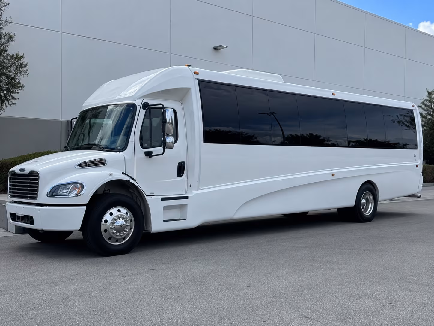 Miami Private Event Transportation party bus exterior