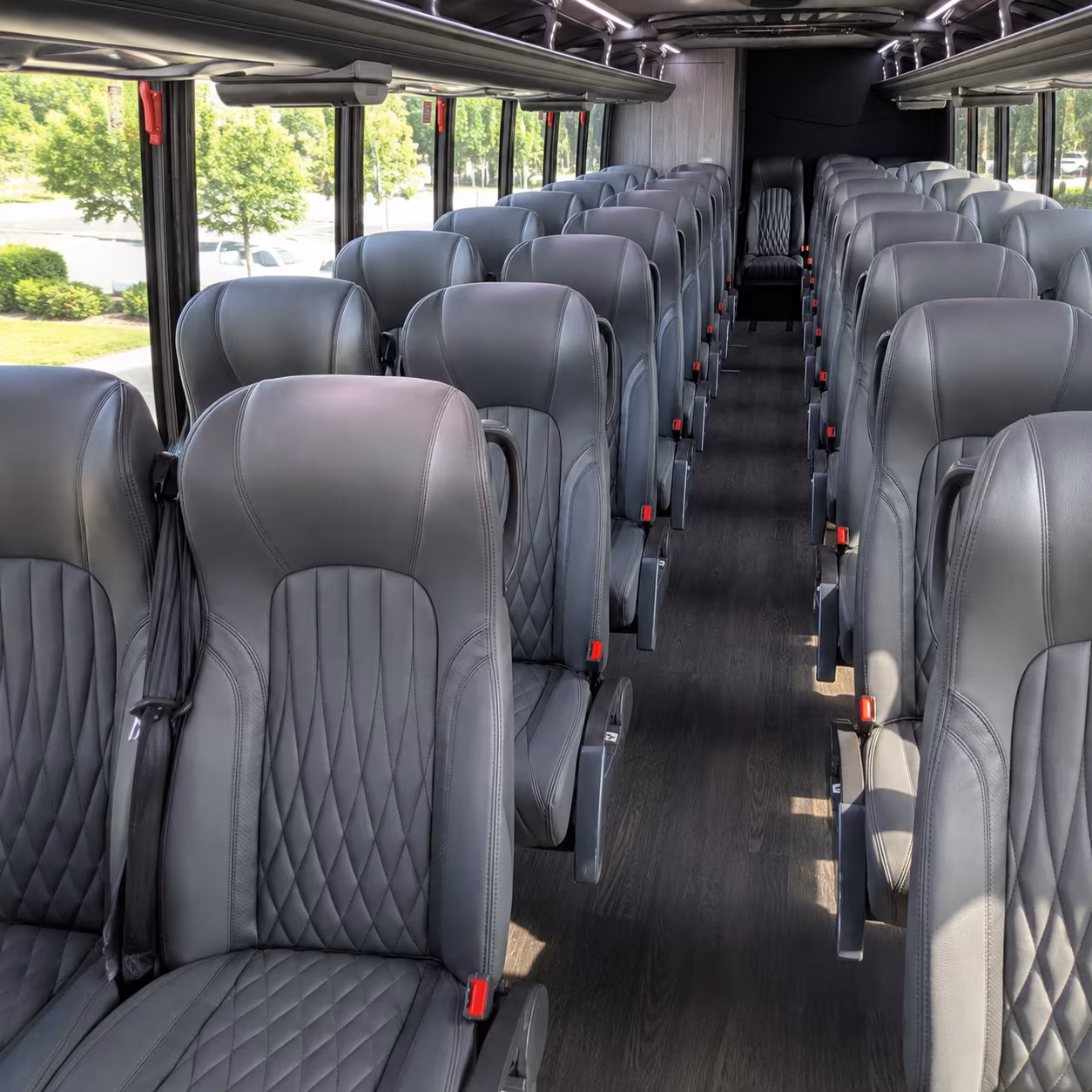 Miami School Event Transportation party bus exterior