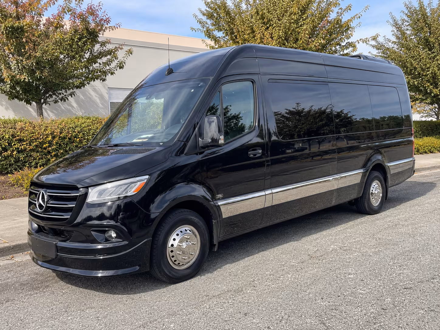Miami School Event Transportation party bus exterior