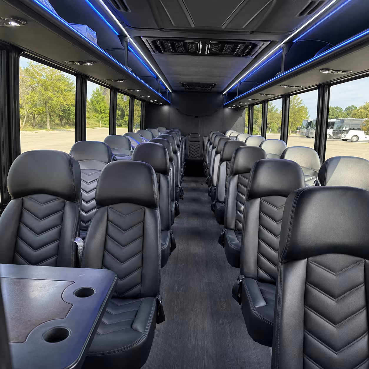 Miami School Event Transportation onboard seating