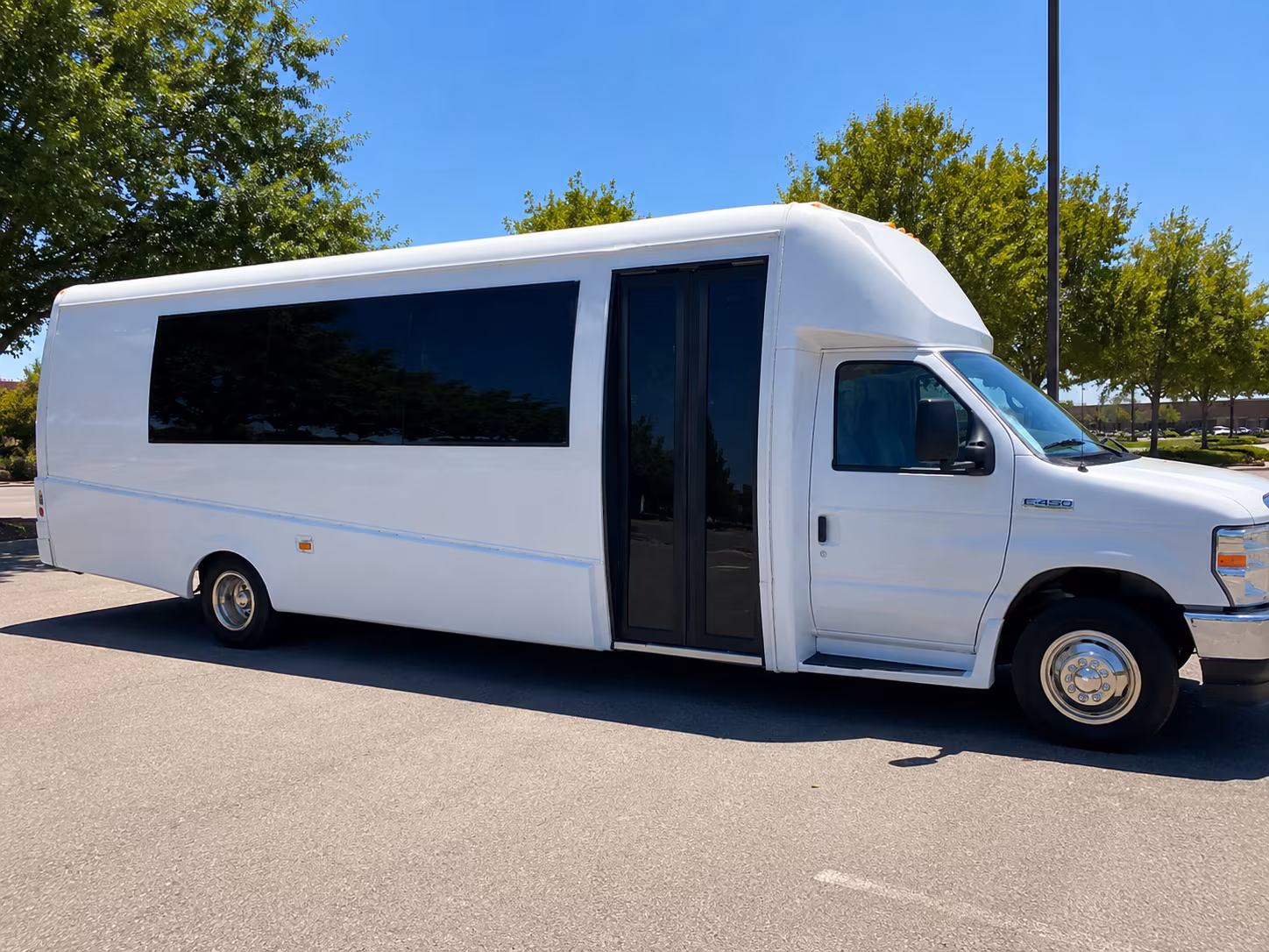 Miami Sporting Event Transportation party bus exterior