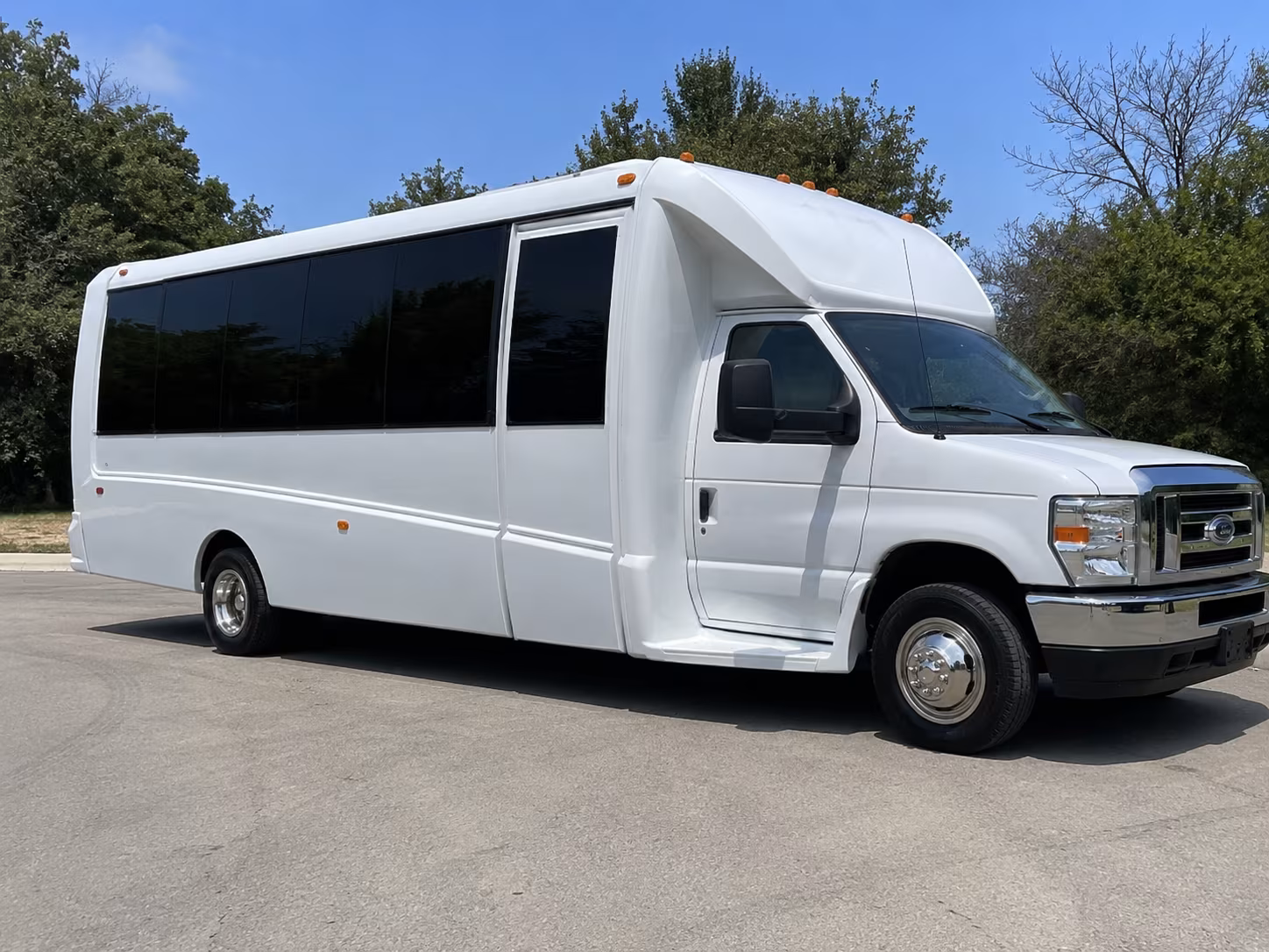 Miami Sporting Event Transportation party bus exterior
