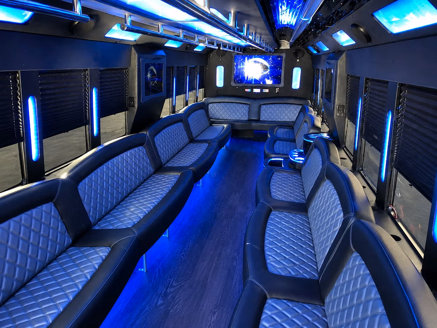 Miami Sporting Event Transportation onboard seating