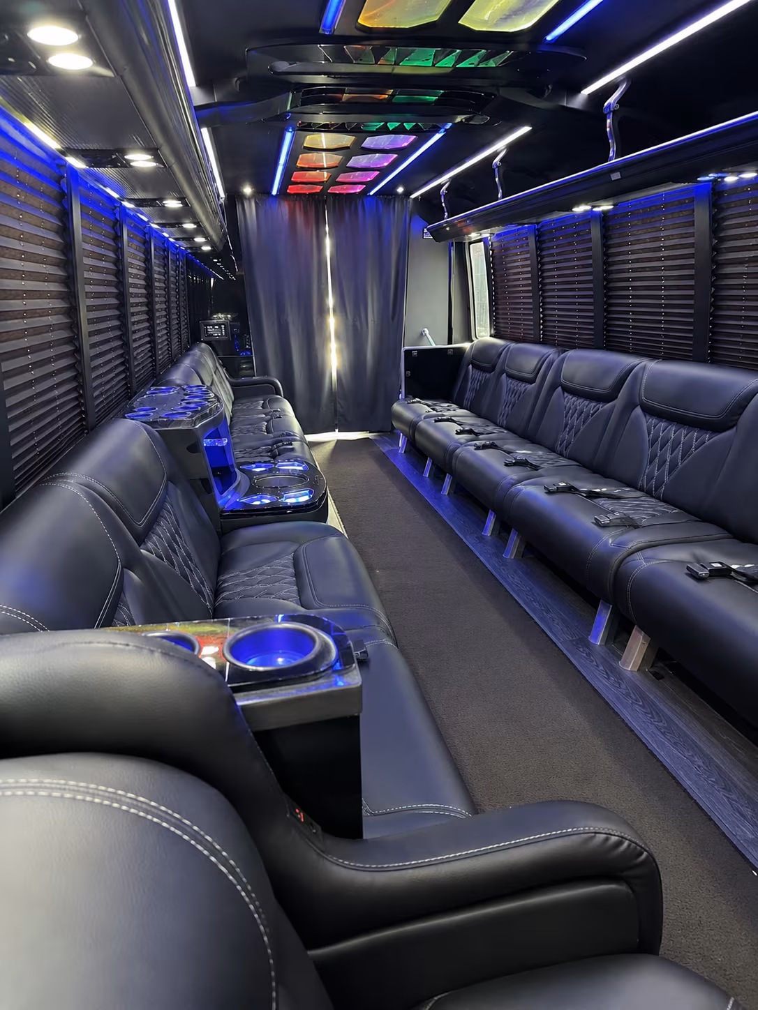 Miami Wedding Transportation party bus exterior