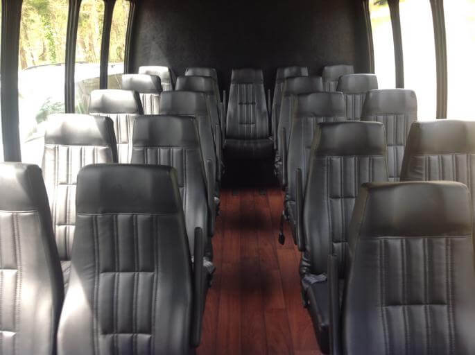Delray Beach 30 Passenger Shuttle Bus Interior