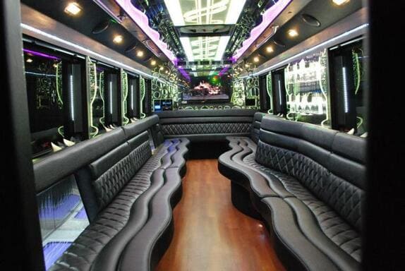 Davie 25 Passenger Limo bus Interior