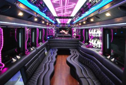 Miramar 50 Passenger Party Bus Interior
